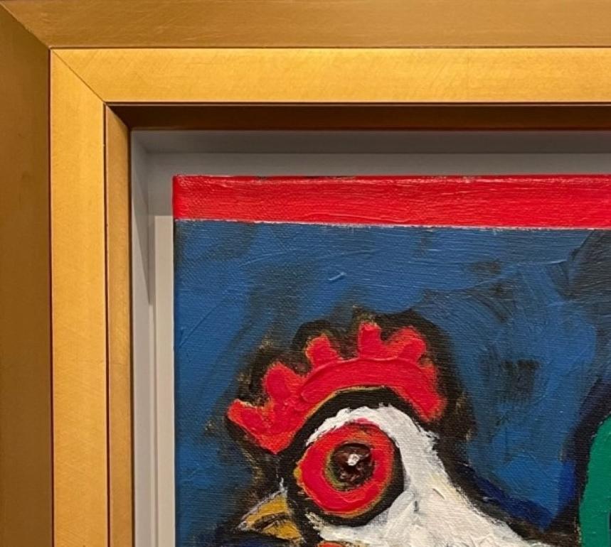 „Chick“ Originales Acrylgemälde von Aija Meisters im Angebot 3