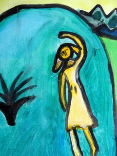 Hillfort. 2011. Oil and acrylic on canvas, 100x70 cm