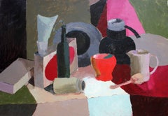 Still life  Oil/cardboard, 69x99 cm.
