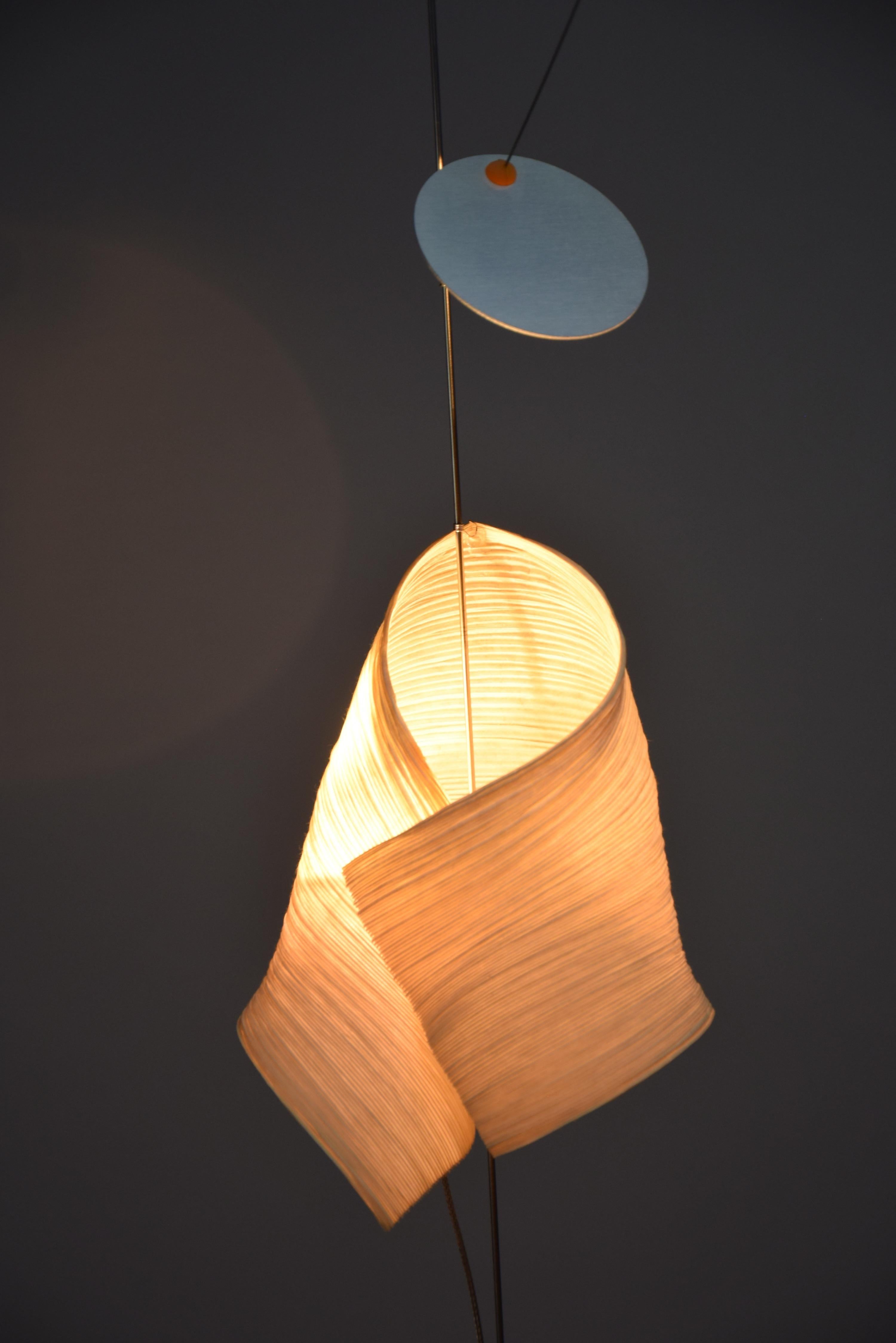 Metal Aikaduli Table Lamp by Ingo Maurer and Dagmar Mombach For Sale