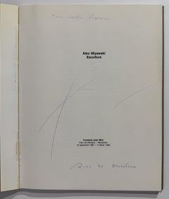 Aiko Miyawaki: Escultura (Dedicada a Lella Vignelli, con un dibujo)