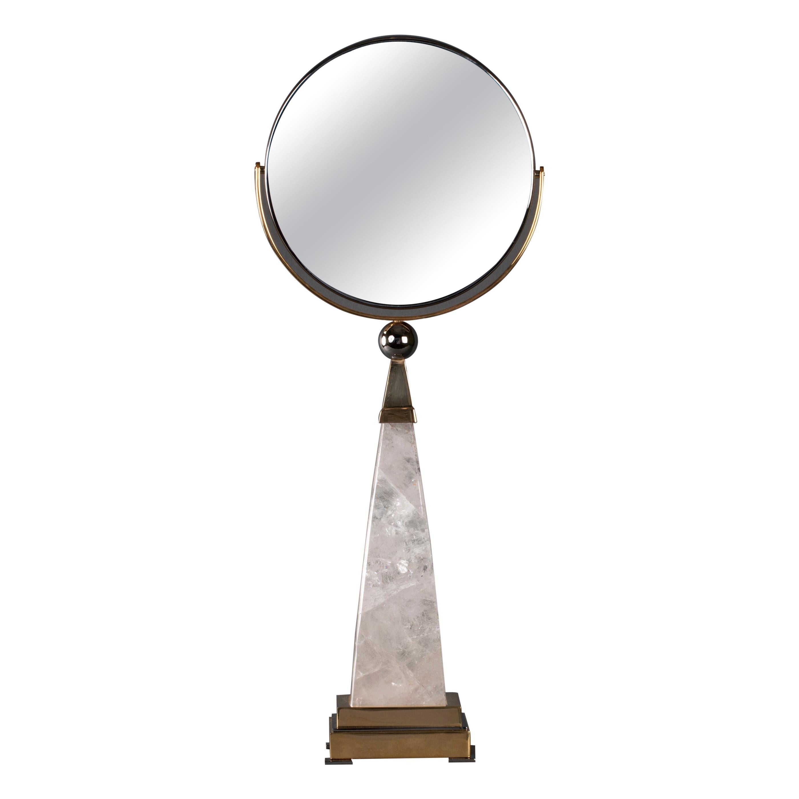  Rock Crystal Mirror by Alexandre Vossion
