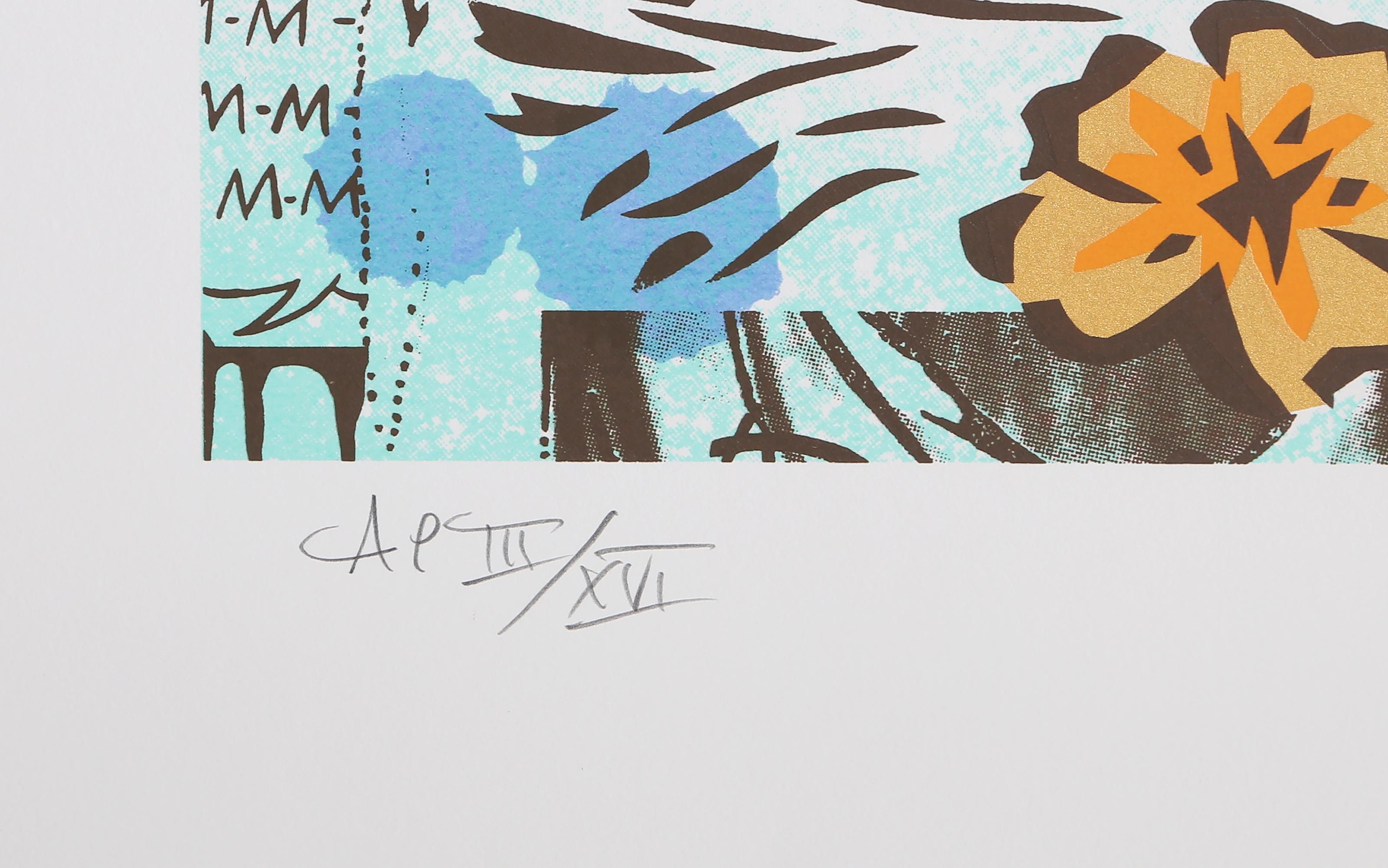 Kiss, Screenprint by Aiko Nakagawa For Sale 2