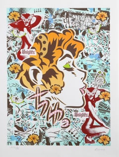 Kiss, Siebdruck von Aiko Nakagawa