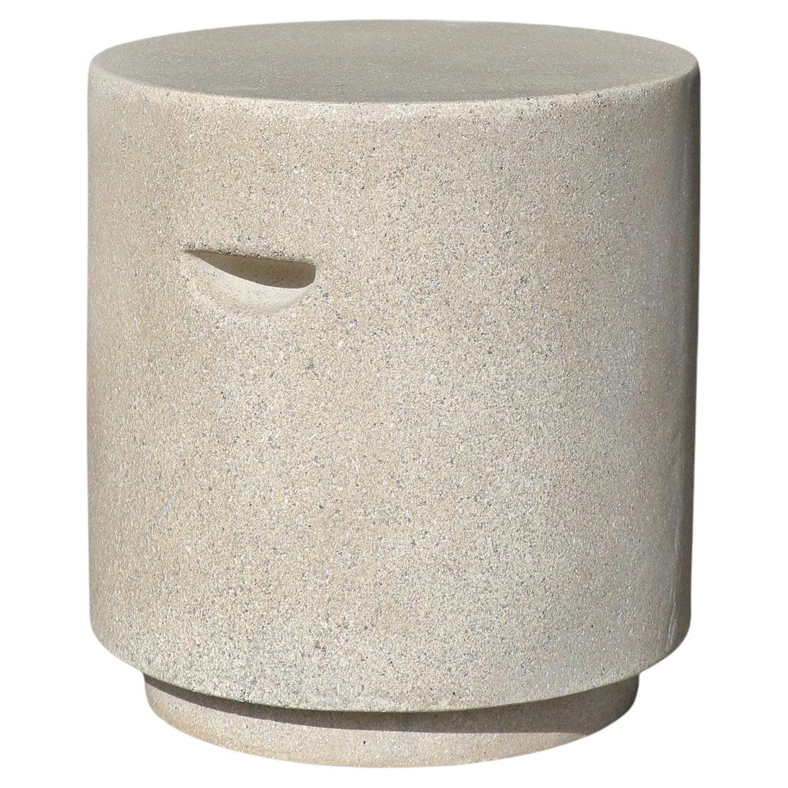 'Aileen' Side Table by Zachary A. Design in Stone & Resin Aggregate, USA