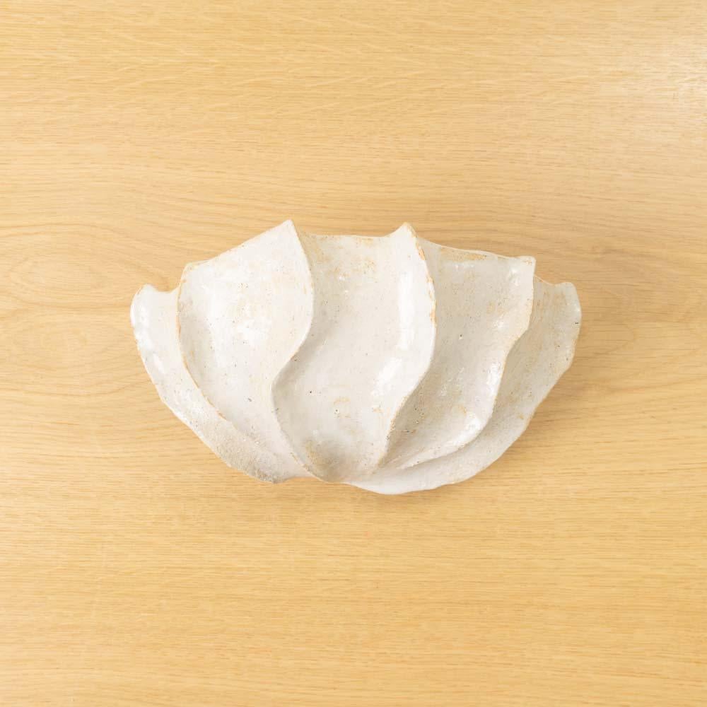 Contemporary Ailes Sculptural Sconce, Glazed For Sale