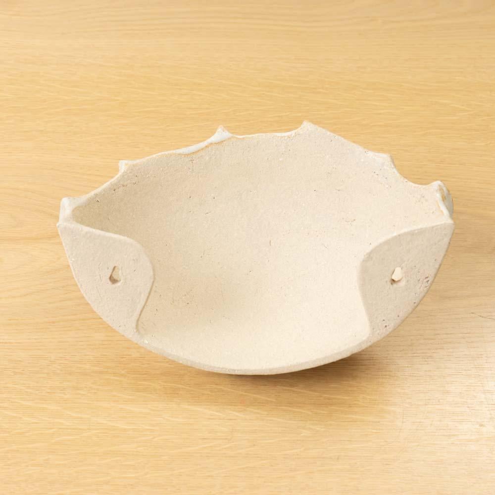 Ailes Sculptural Sconce, Glazed For Sale 3
