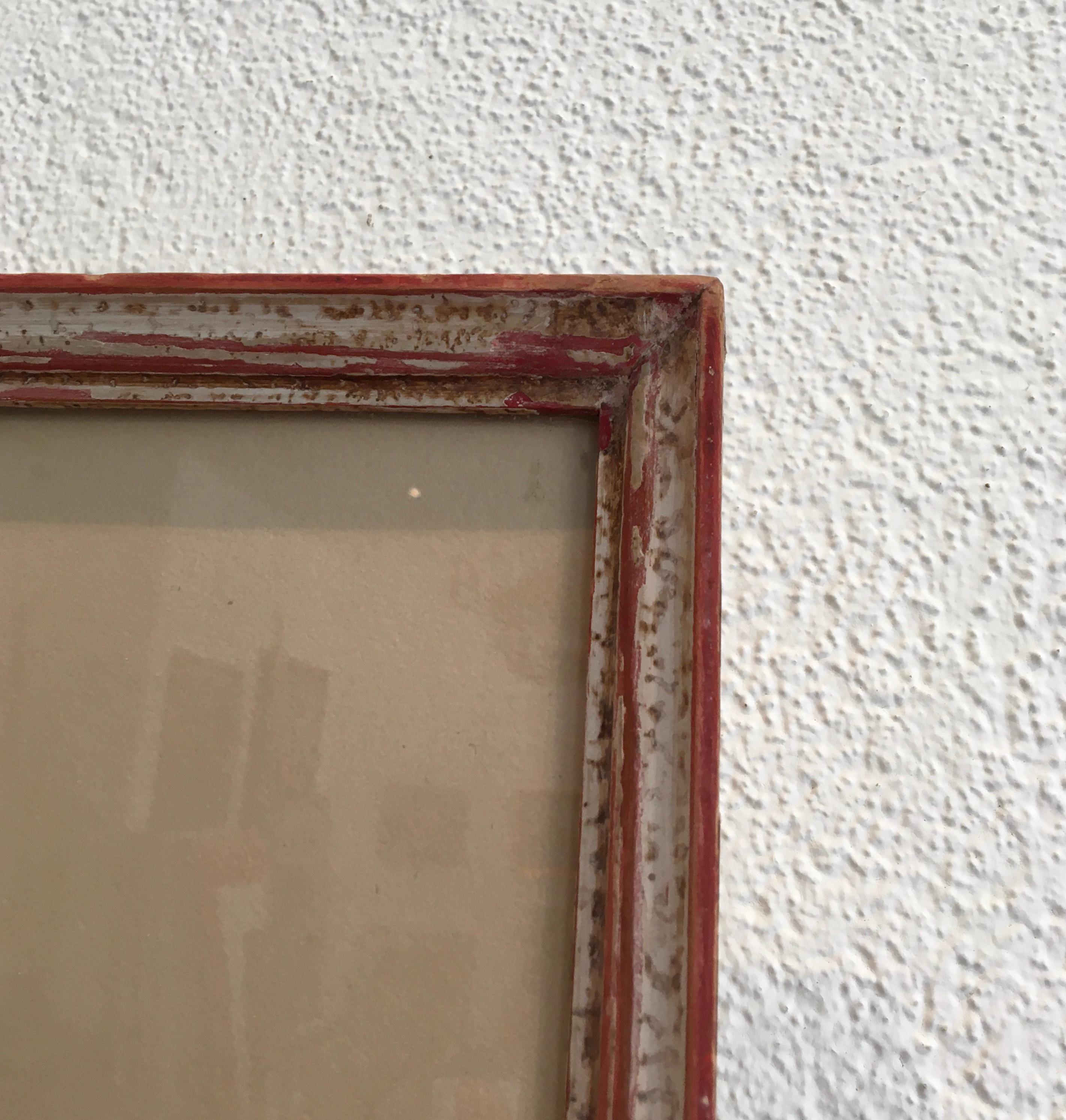 ED : 1/15

Etching on paper
Beige wooden frame, mottled red with glass pane
55.5 x 47.5 x 2.5 cm