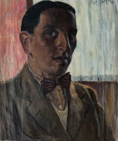 Self-portrait of Aimé Moret