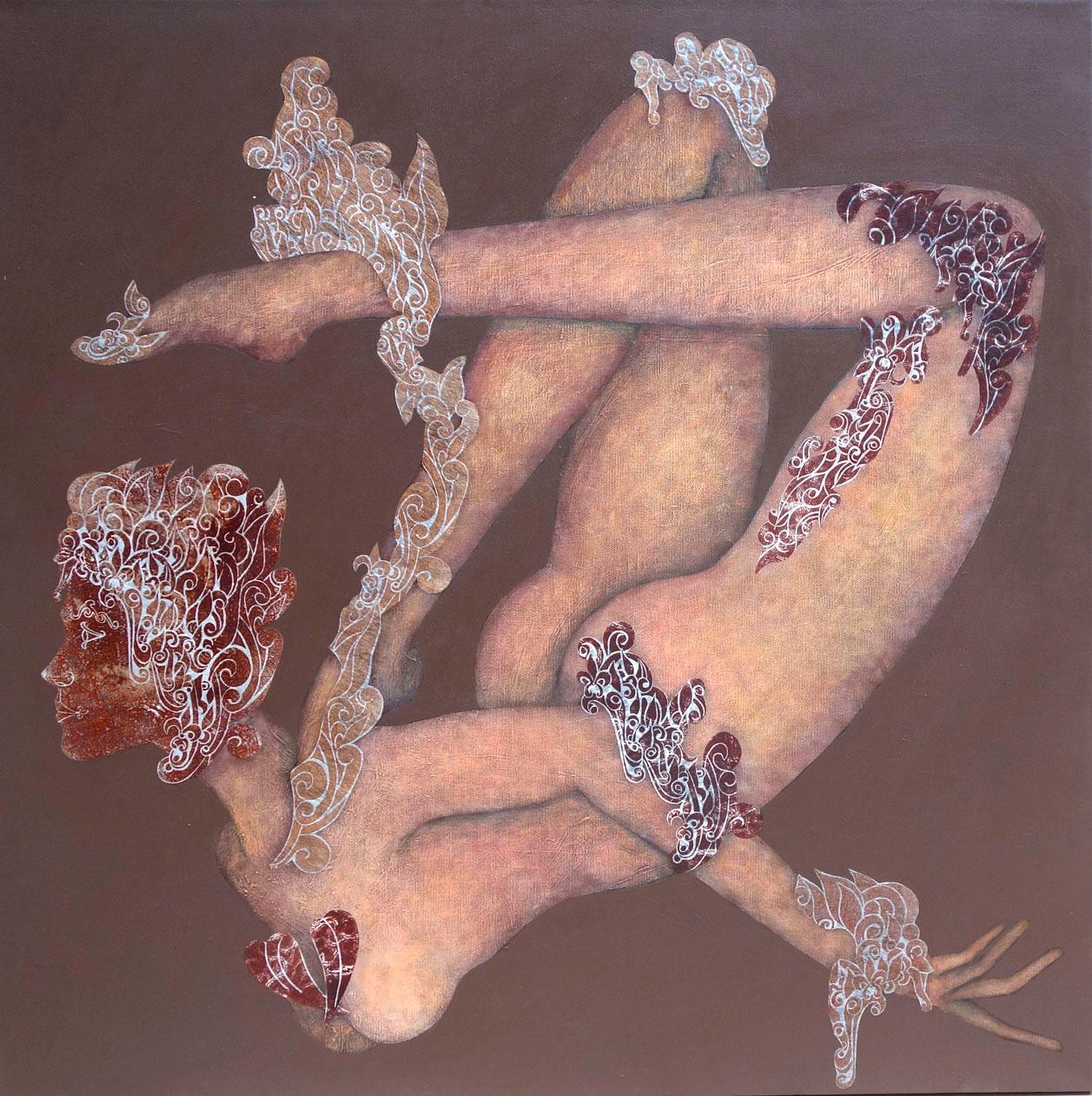 Aima Saint Hunon Nude Painting - Pendragone