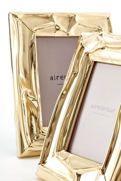 Aimara Large Alpaca Brass Photoframe