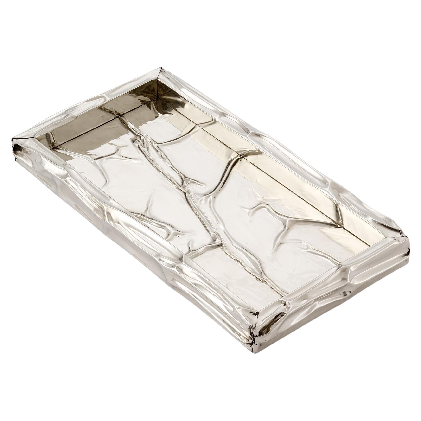 Aimara Large Alpaca Silver Tray