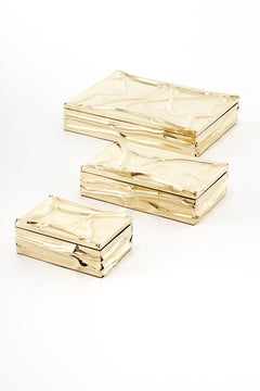 Scatola Aimara grande in ottone