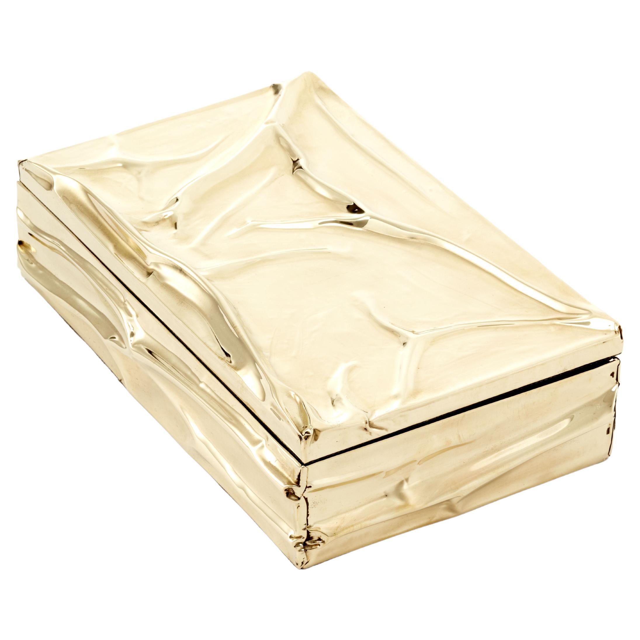 Aimara Large Brass Box For Sale
