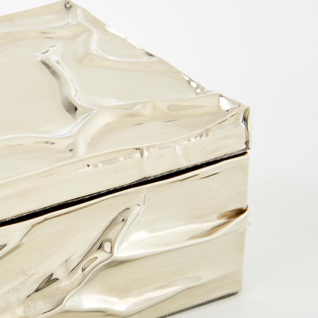 Argentine Aimara Small Alpaca Silver Box For Sale