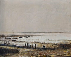 Aimé Daniel Steinlen (1923-1996) - Gerahmtes Öl, Aus den Dünen