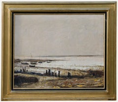 Aimé Daniel Steinlen (1923-1996) - Gerahmtes Öl, Aus den Dünen