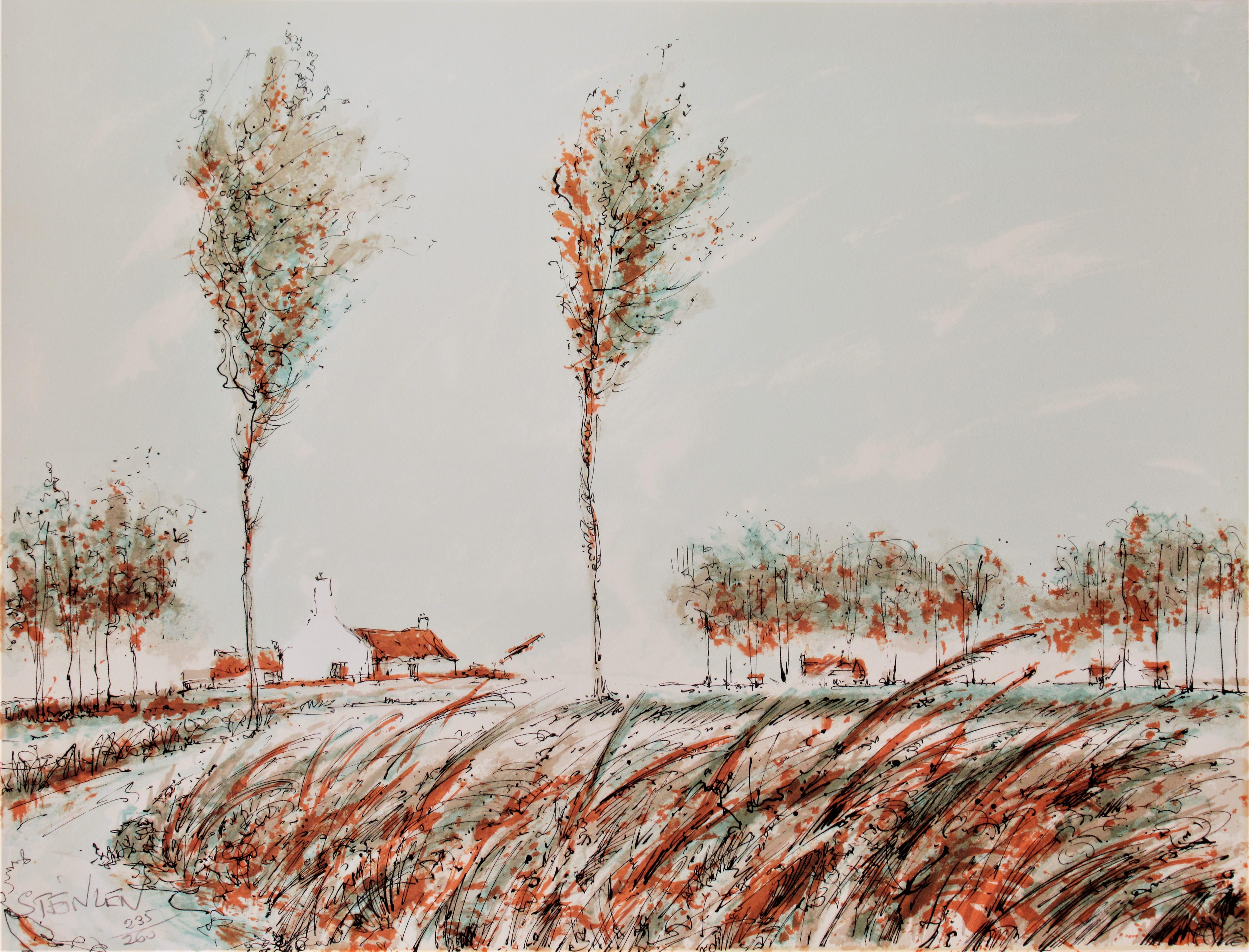 Landscape Print de Aimé Daniel Steinlen - Paisaje