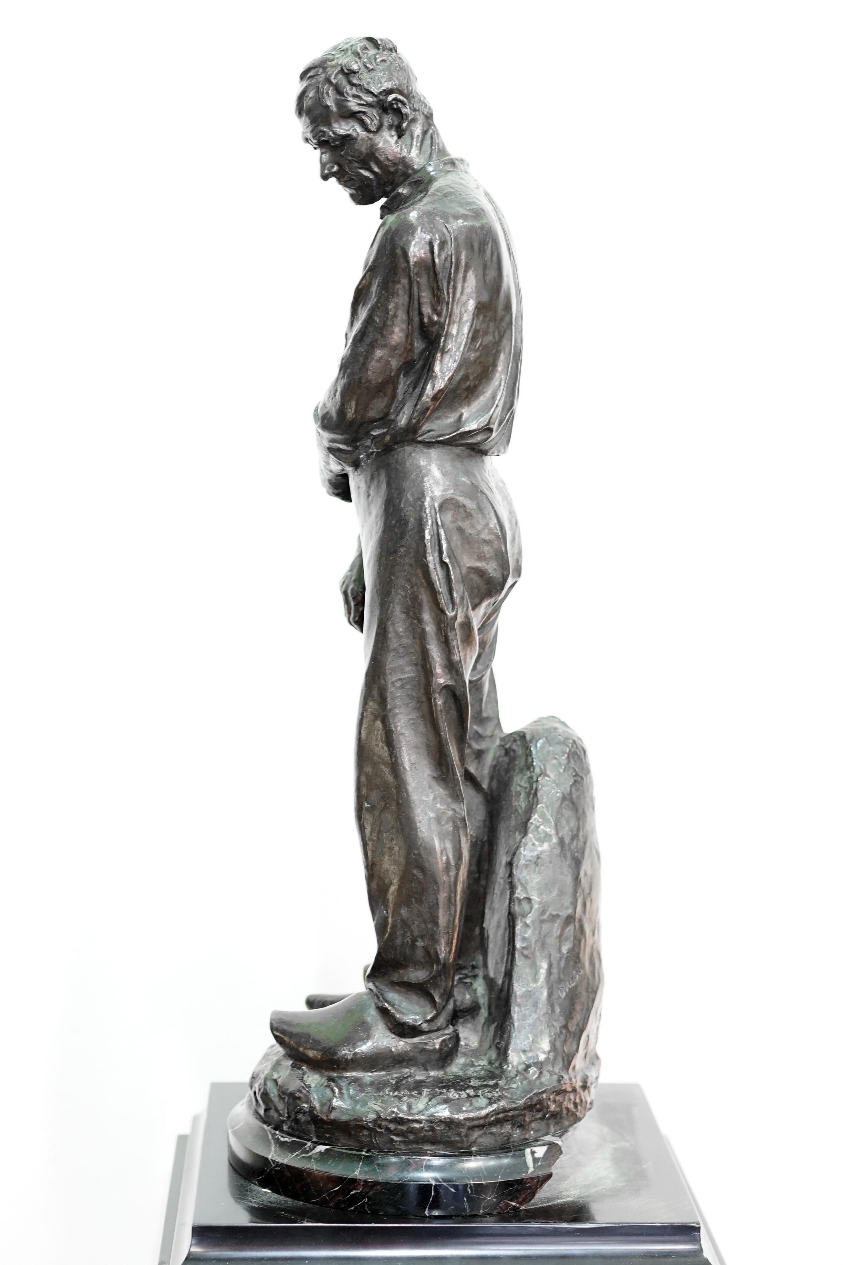 French Provincial Aime Jules Dalou bronze sculpture For Sale