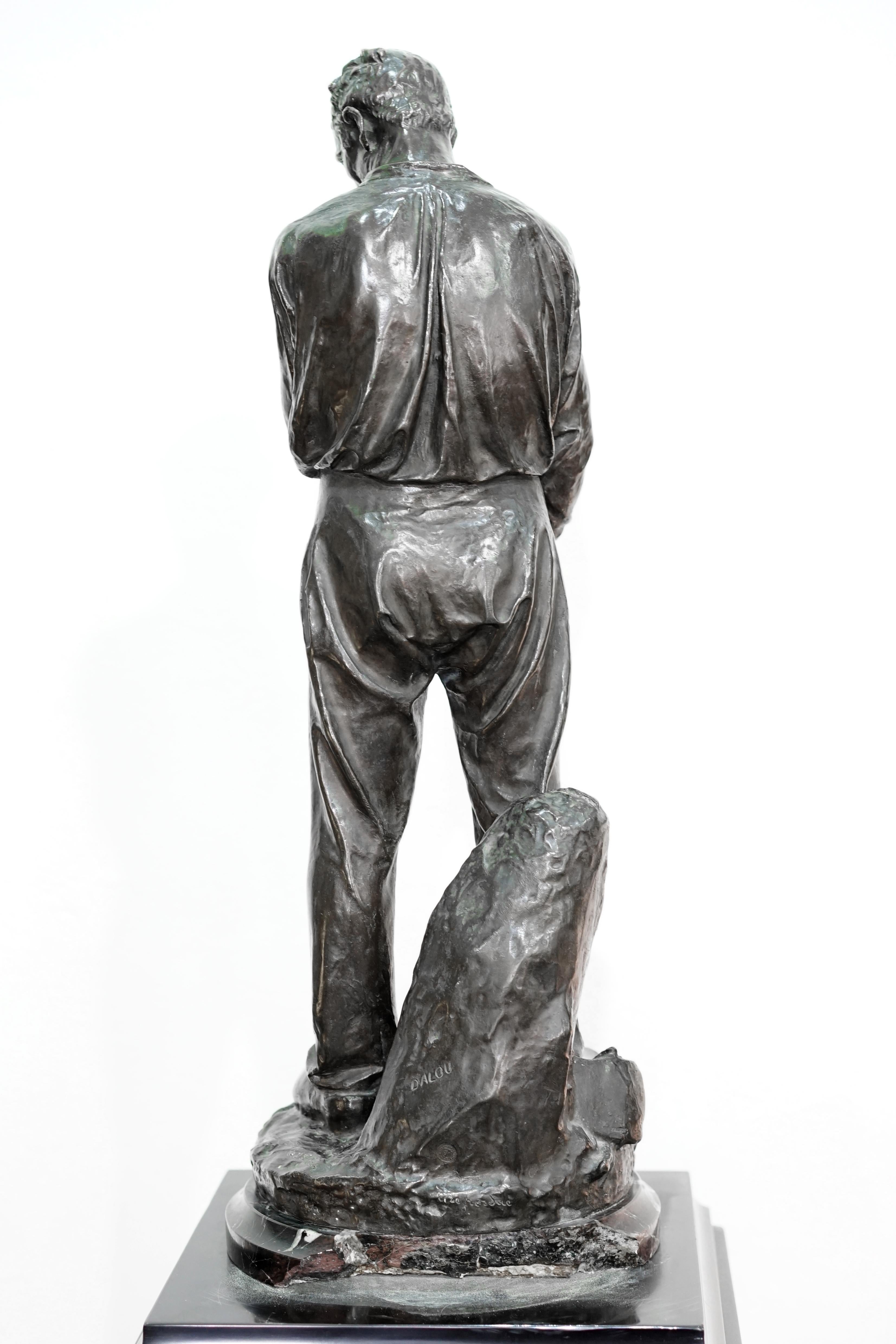 Scultura in bronzo di Aime Jules Dalou In condizioni buone in vendita a Buenos Aires, Argentina