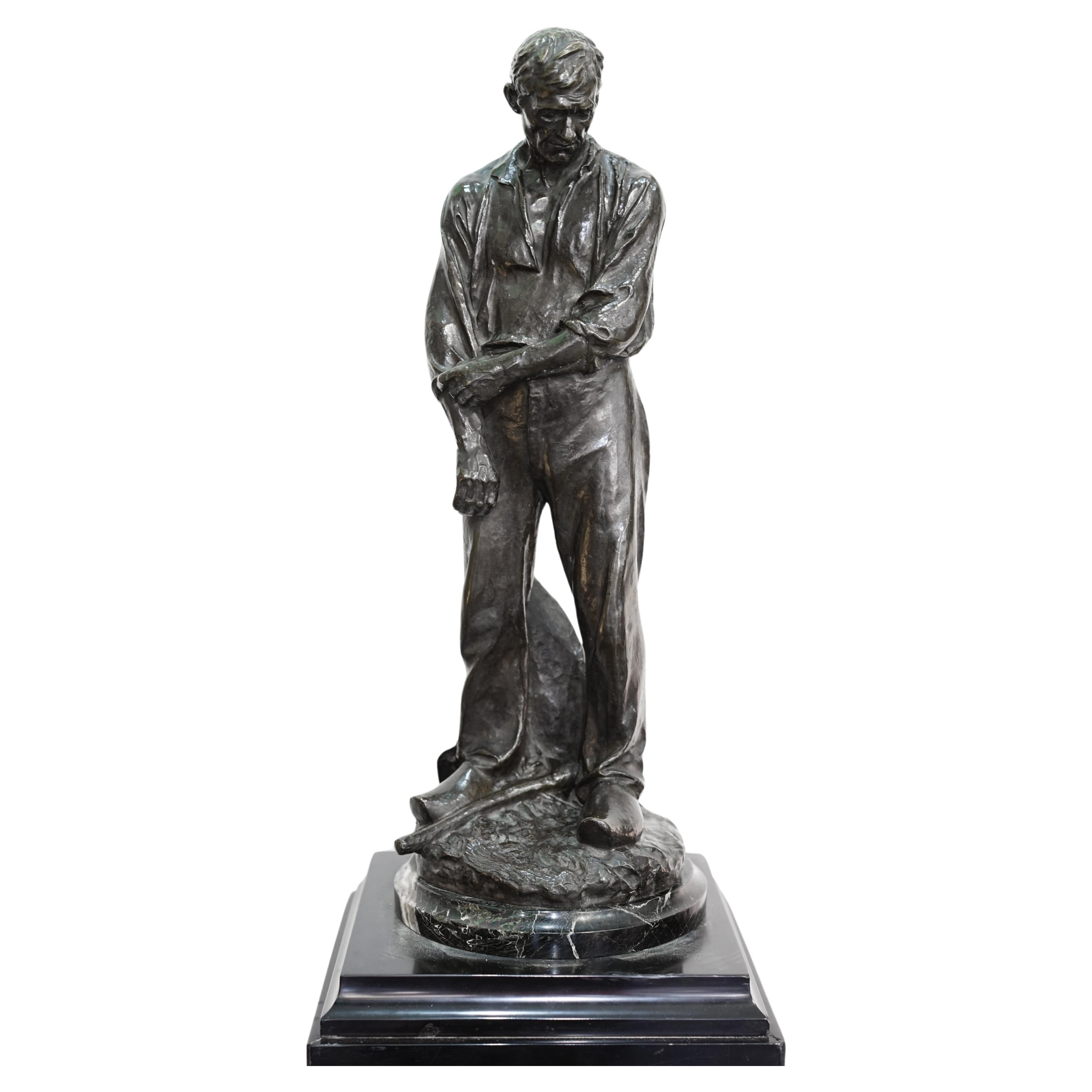 Aime Jules Dalou bronze sculpture For Sale