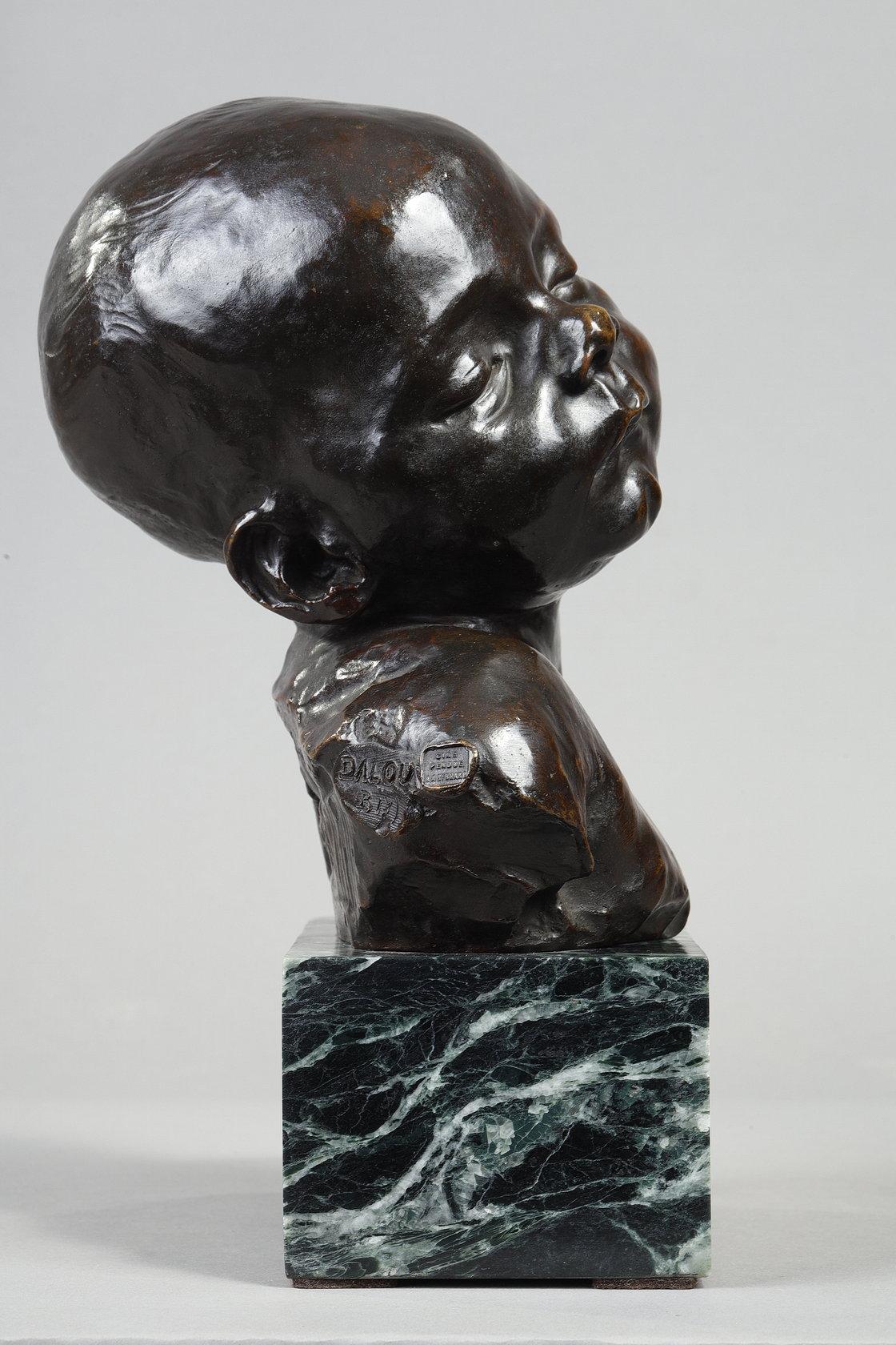 Busto di un bambino che dorme 1