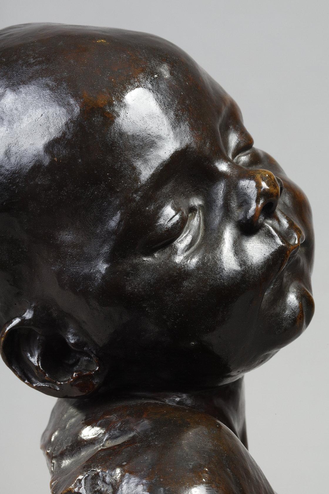 Busto di un bambino che dorme 3