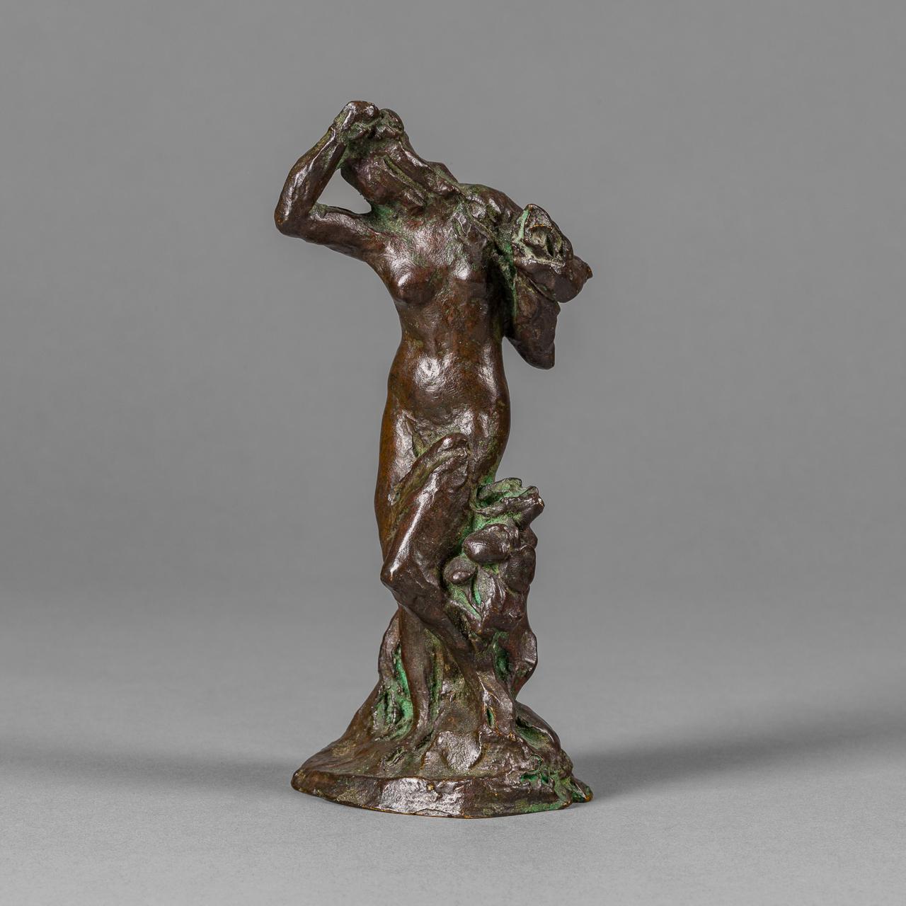 Aimé-Jules Dalou Nude Sculpture - Diane with a Quiver