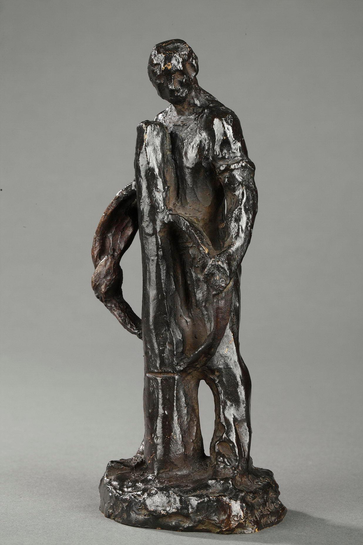 Paver - Sculpture by Aimé-Jules Dalou