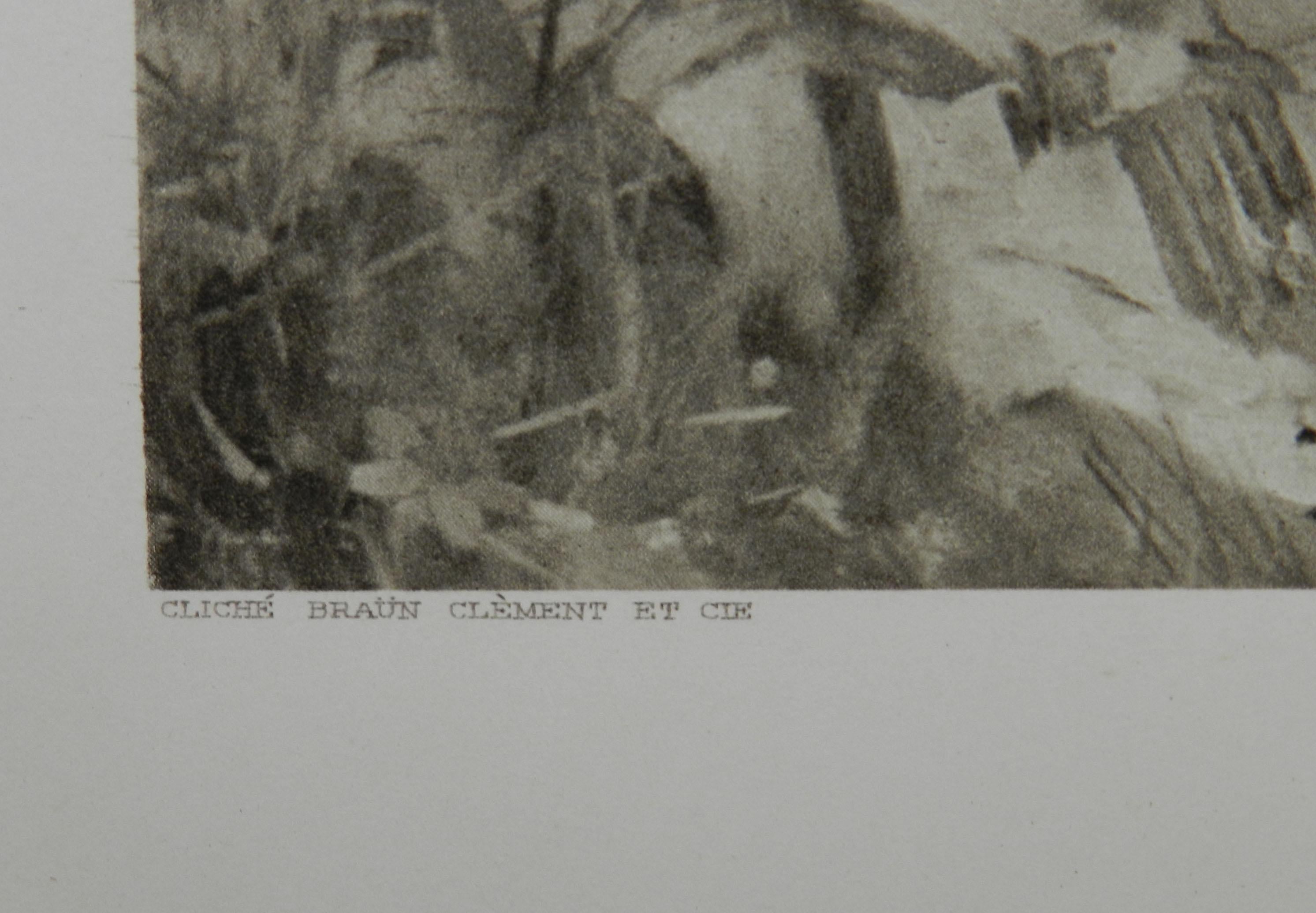 Etude de Femme Bain Nude Signed Aime Morot Engraving c1906 no 309 of 500 5