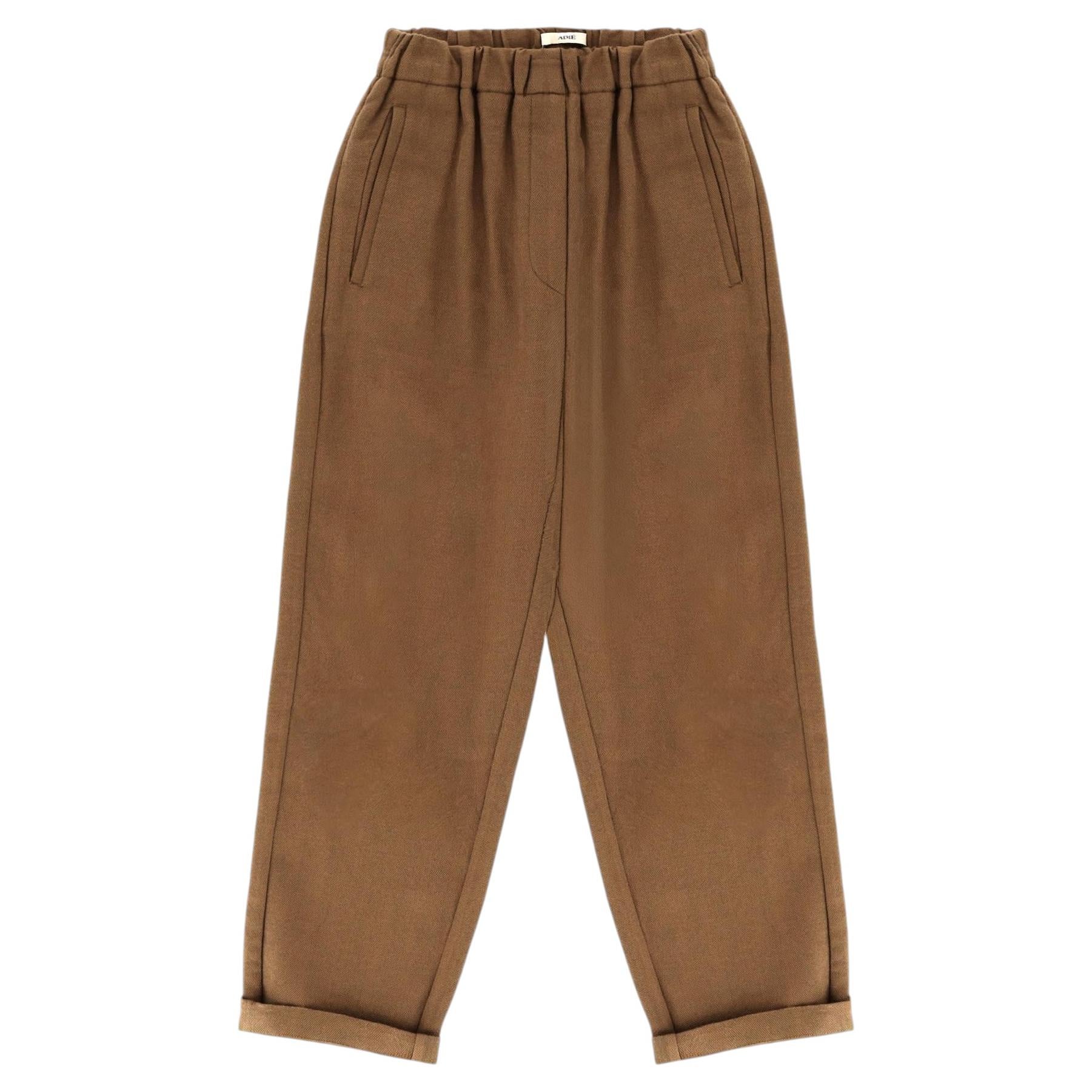 Pantalones cortos Aime de mezcla de lana y algodón
