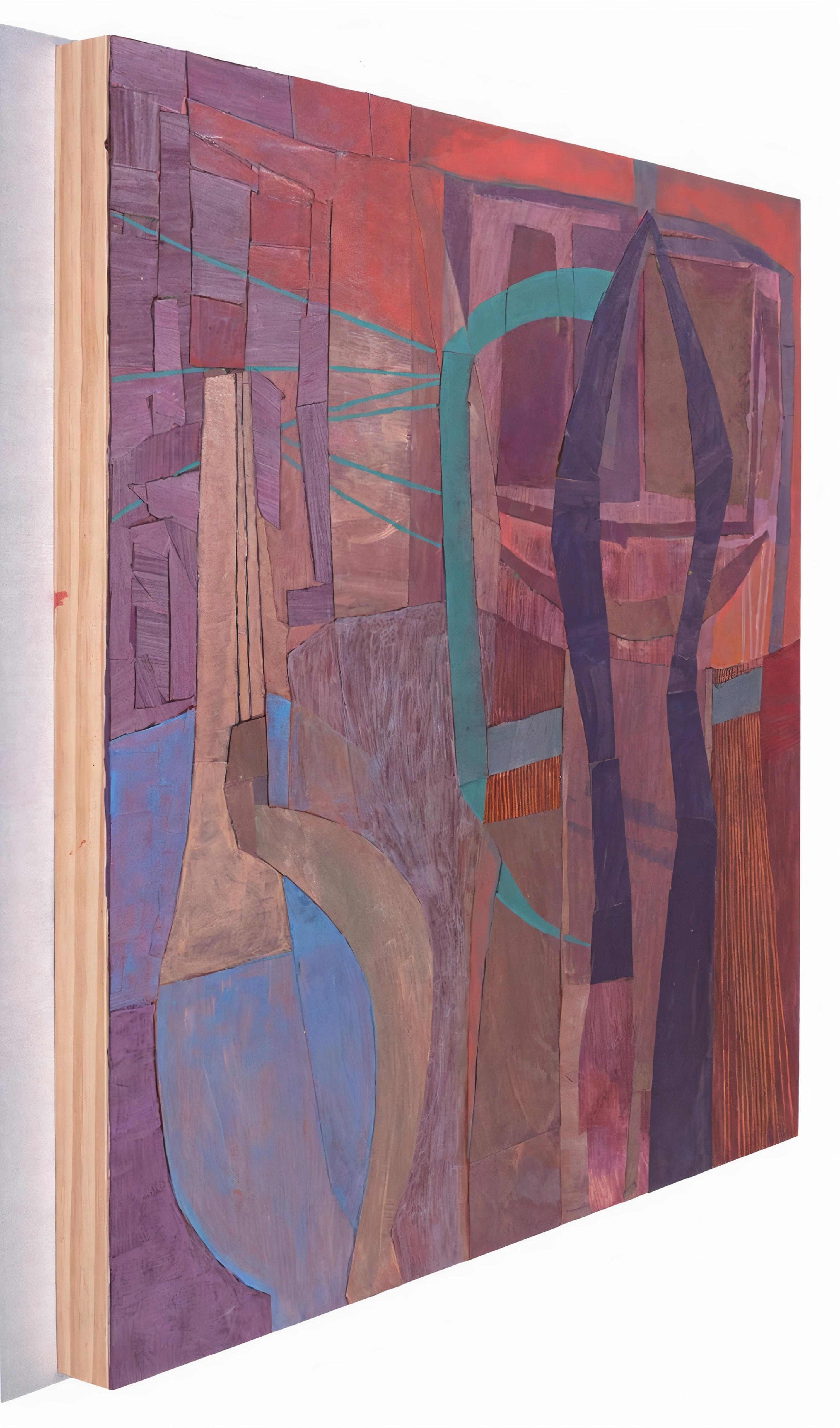 Nach der After-Party (Abstrakt), Painting, von Aimée Farnet Siegel