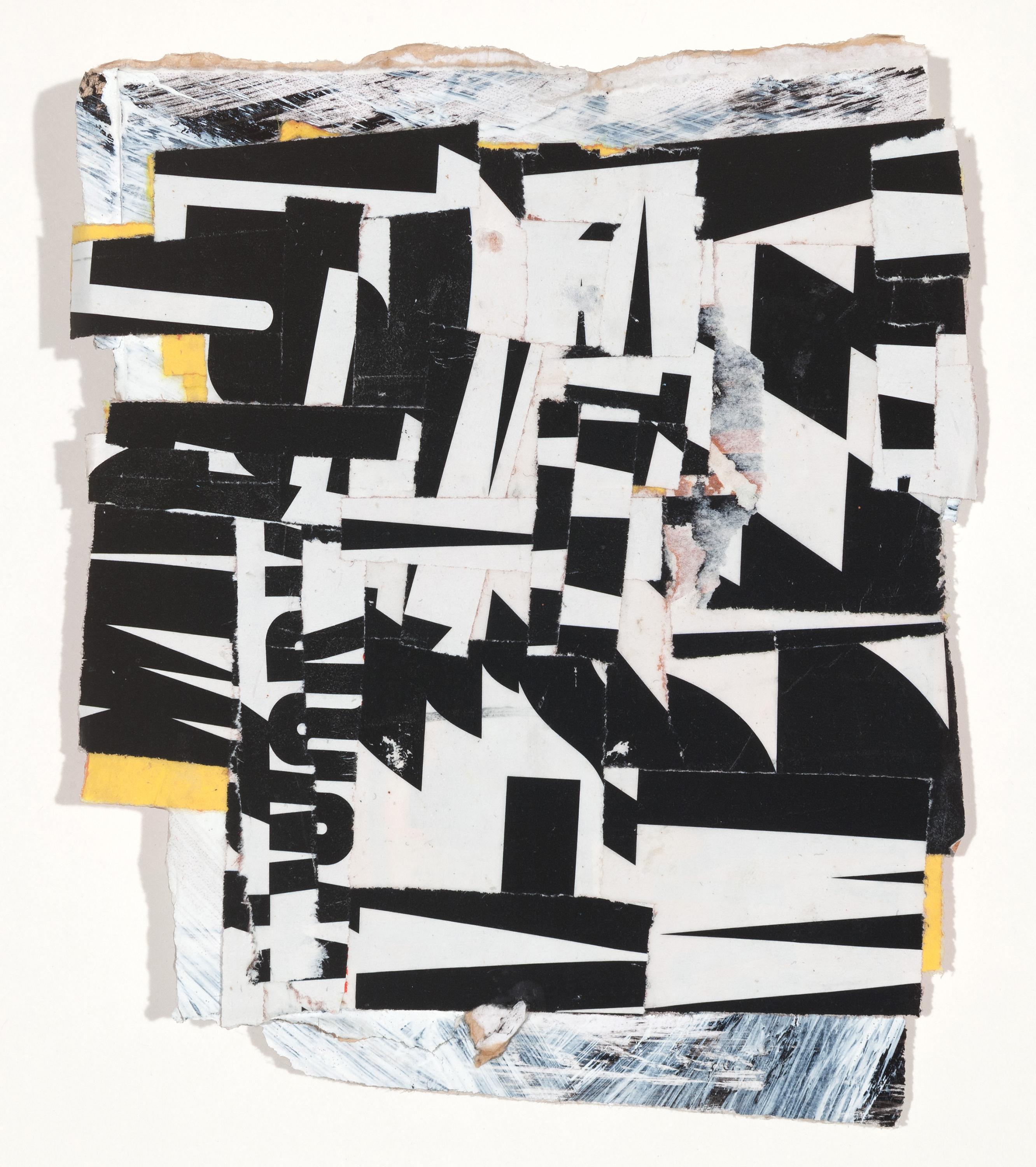 "Influencer" - Non-Objective Paper Collage - Diebenkorn - Mixed Media Art by Aimée Farnet Siegel