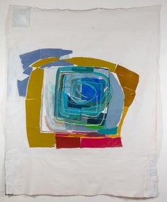 "Launchpad" -- Abstract painting by Aimée Farnet Siegel on canvas, 2023