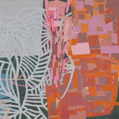 "Netting Overflow" - Non-Objective Paper Collage - Abstract - Diebenkorn