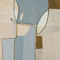 "Ophelia Nesting" - Non-Objective Paper Collage - Abstract - Diebenkorn