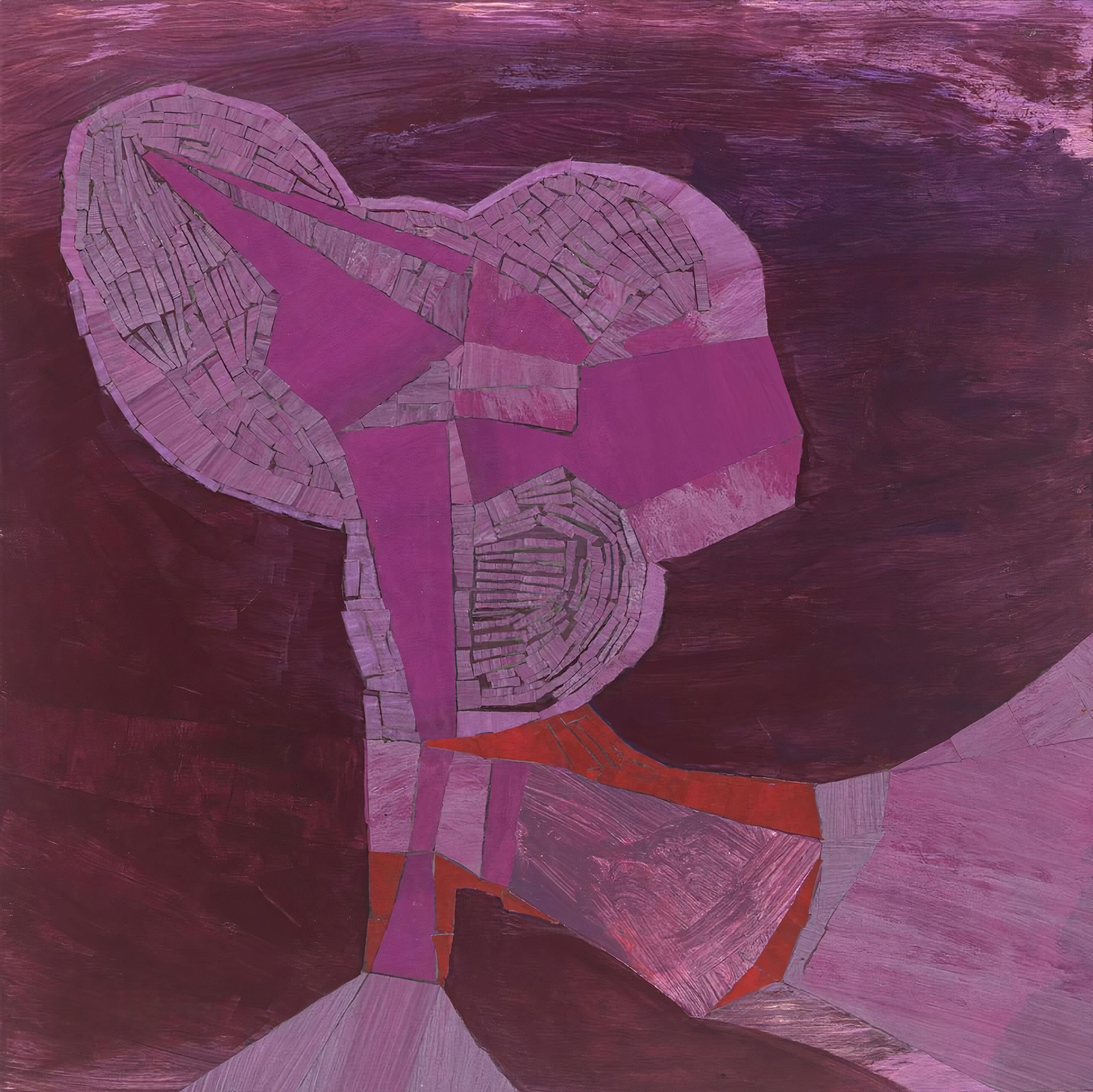 Papiermädchen – Painting von Aimée Farnet Siegel