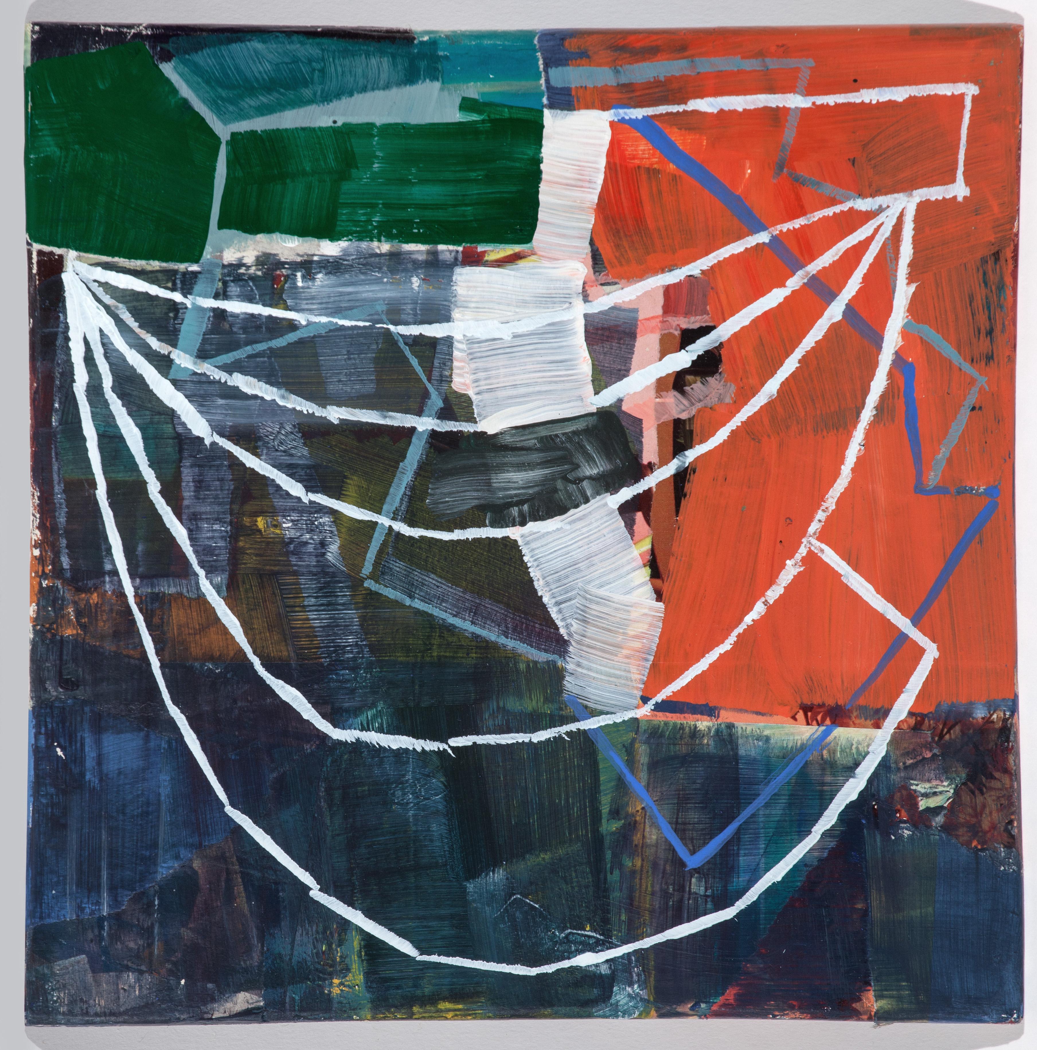 Aimée Farnet Siegel Abstract Painting - Q Floating