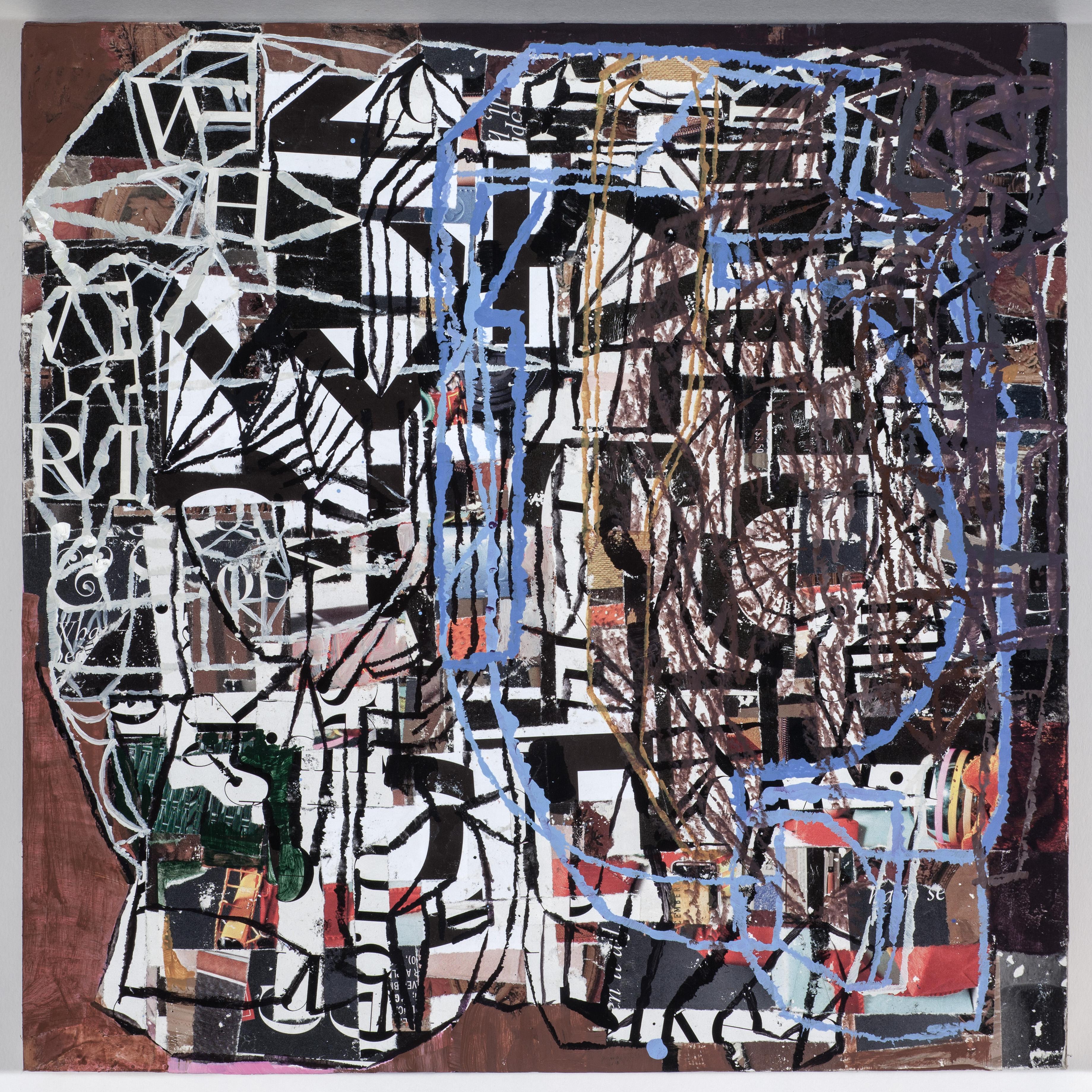 Aimée Farnet Siegel Abstract Painting - Q Puzzle 1