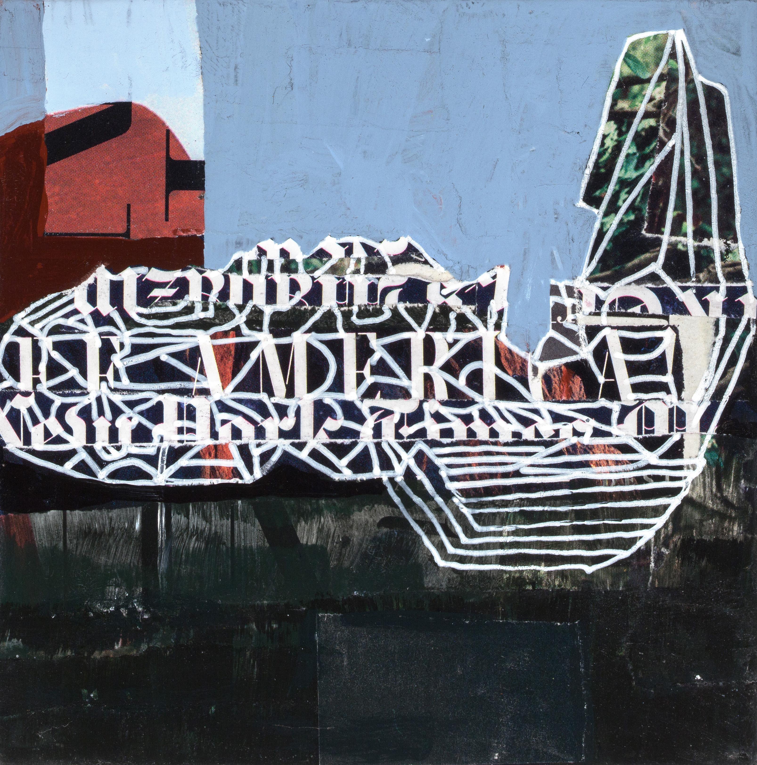 "Q5" - Non-Objective Paper Collage - Abstract - Diebenkorn - Mixed Media Art by Aimée Farnet Siegel