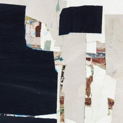 "The Good Hunt: Day 4" - Non-Objective Paper Collage - Diebenkorn