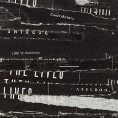 "The Lives They Lived" - Non-Objective Found Paper Collage - Diebenkorn