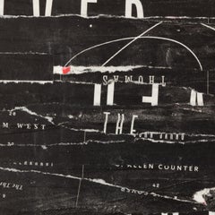 "The Lives They Lived II" - Non-Objective Found Paper Collage - Diebenkorn