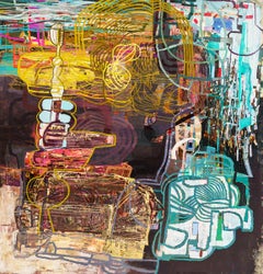 "The Mending of Ophelia
s Cape" - Non-Objective Paper Collage - Diebenkorn