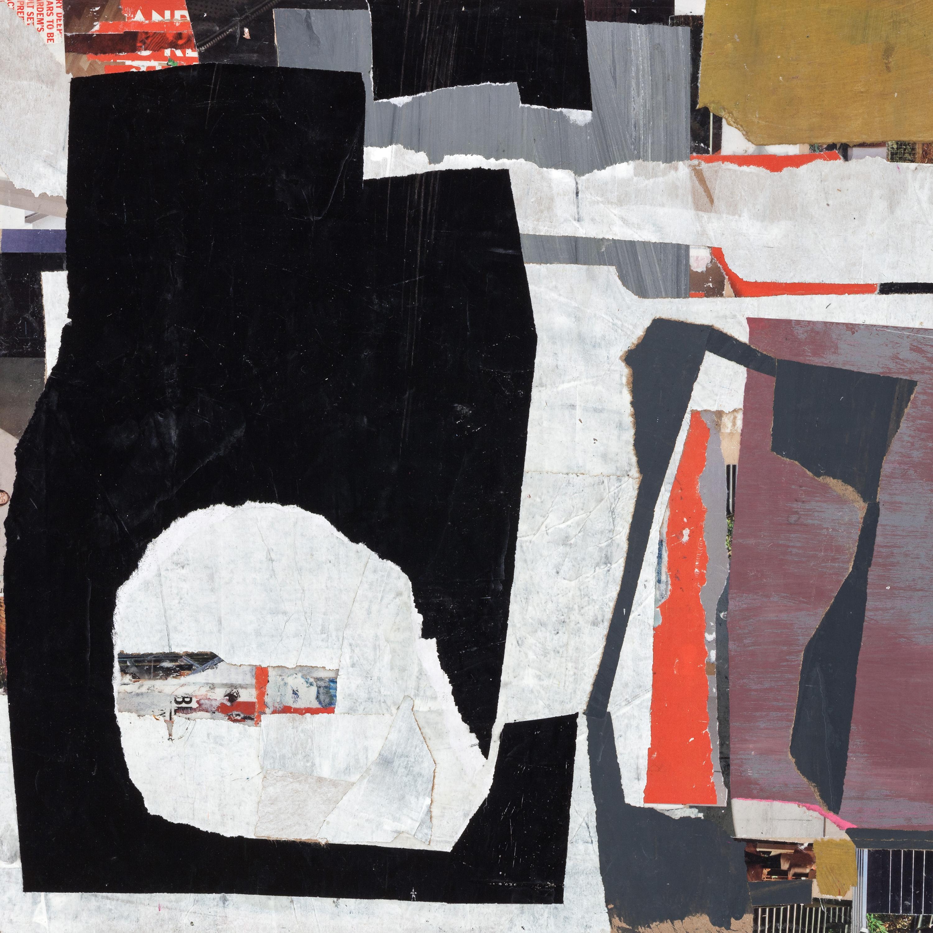 "The Space Between" - Non-Objective Paper Collage - Diebenkorn - Mixed Media Art by Aimée Farnet Siegel