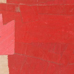 "Wrap I" - Non-Objective Colorful Paper Collage - Diebenkorn