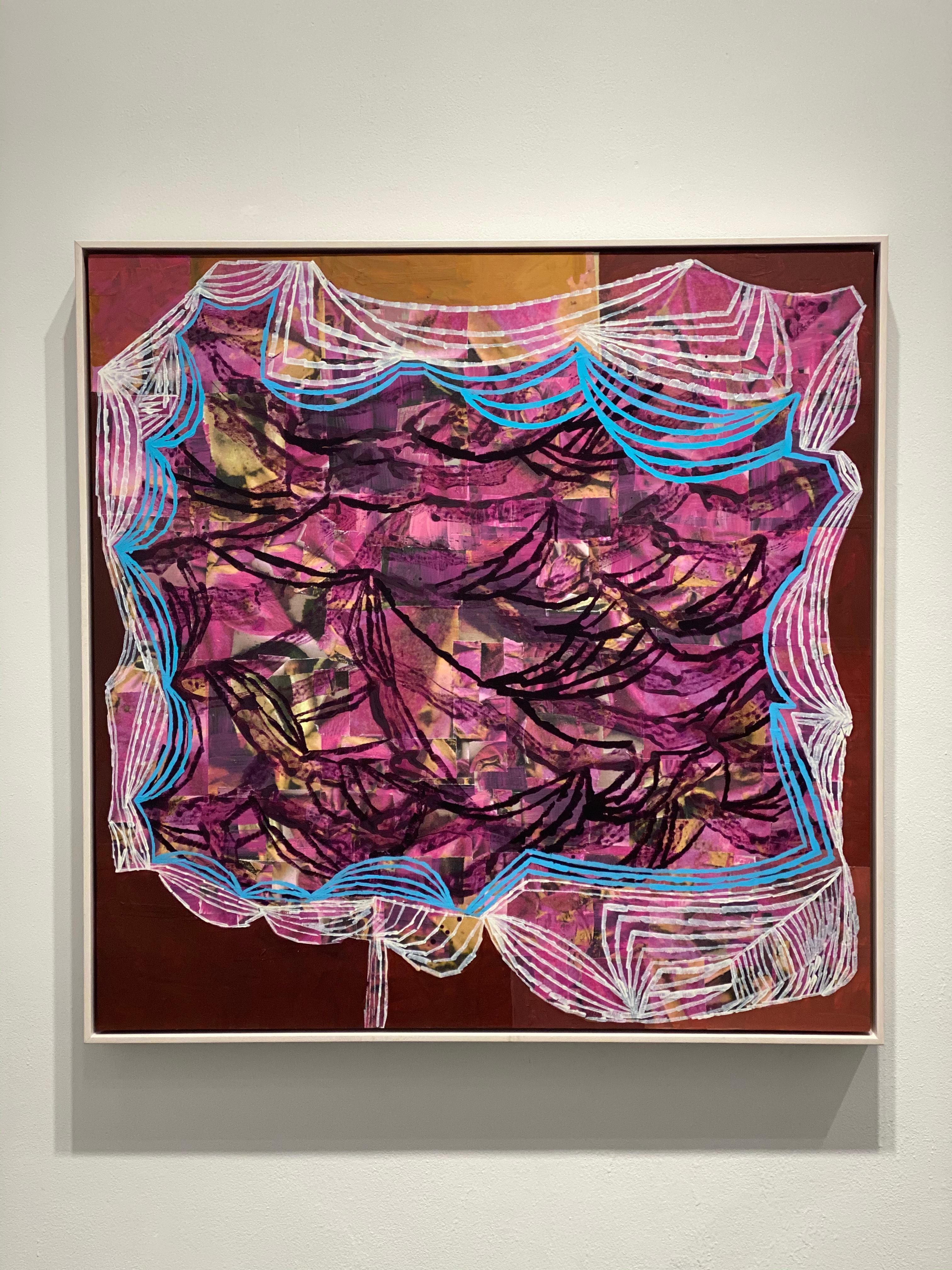 Hella Queen, Rosa - Painting di Aimée Farnet Siegel