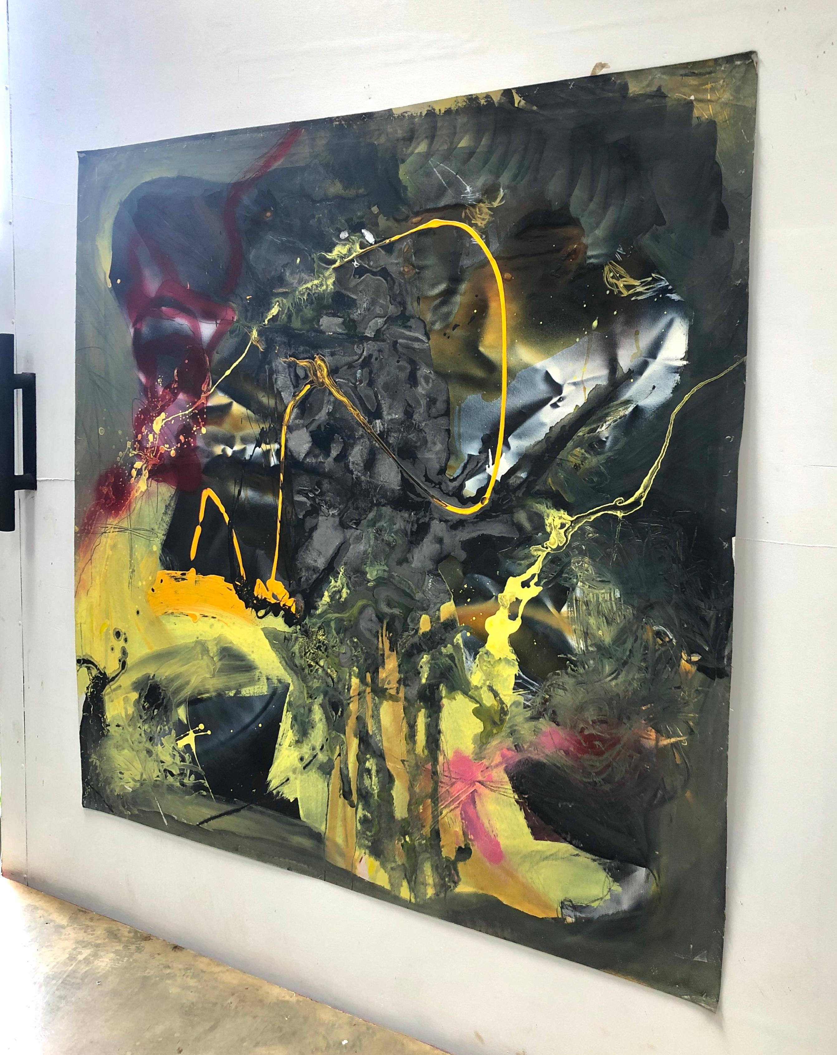 Fractura, Leinwand – Painting von Aimee Joaristi 