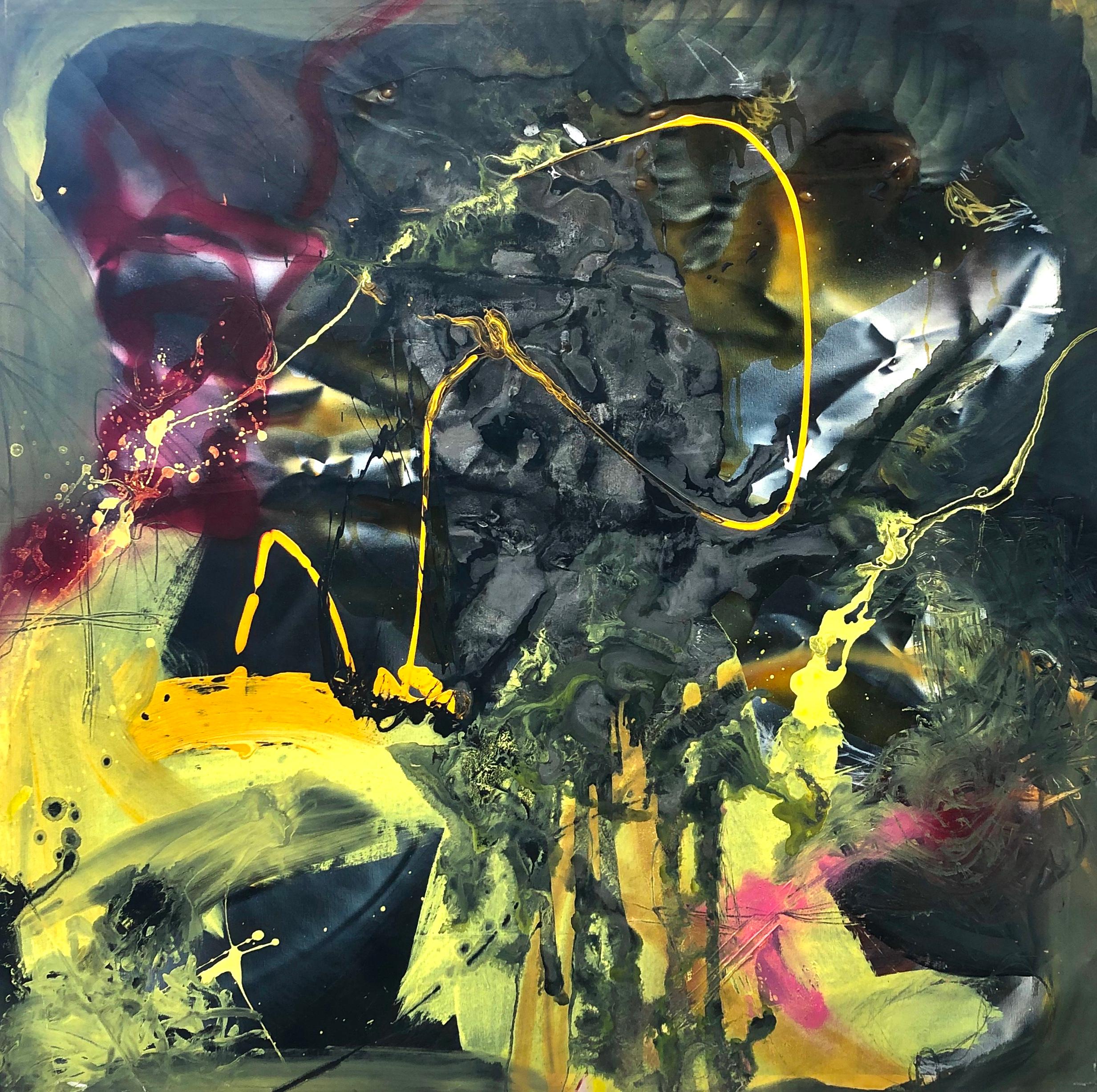 Aimee Joaristi  Abstract Painting - La Fractura, Canvas
