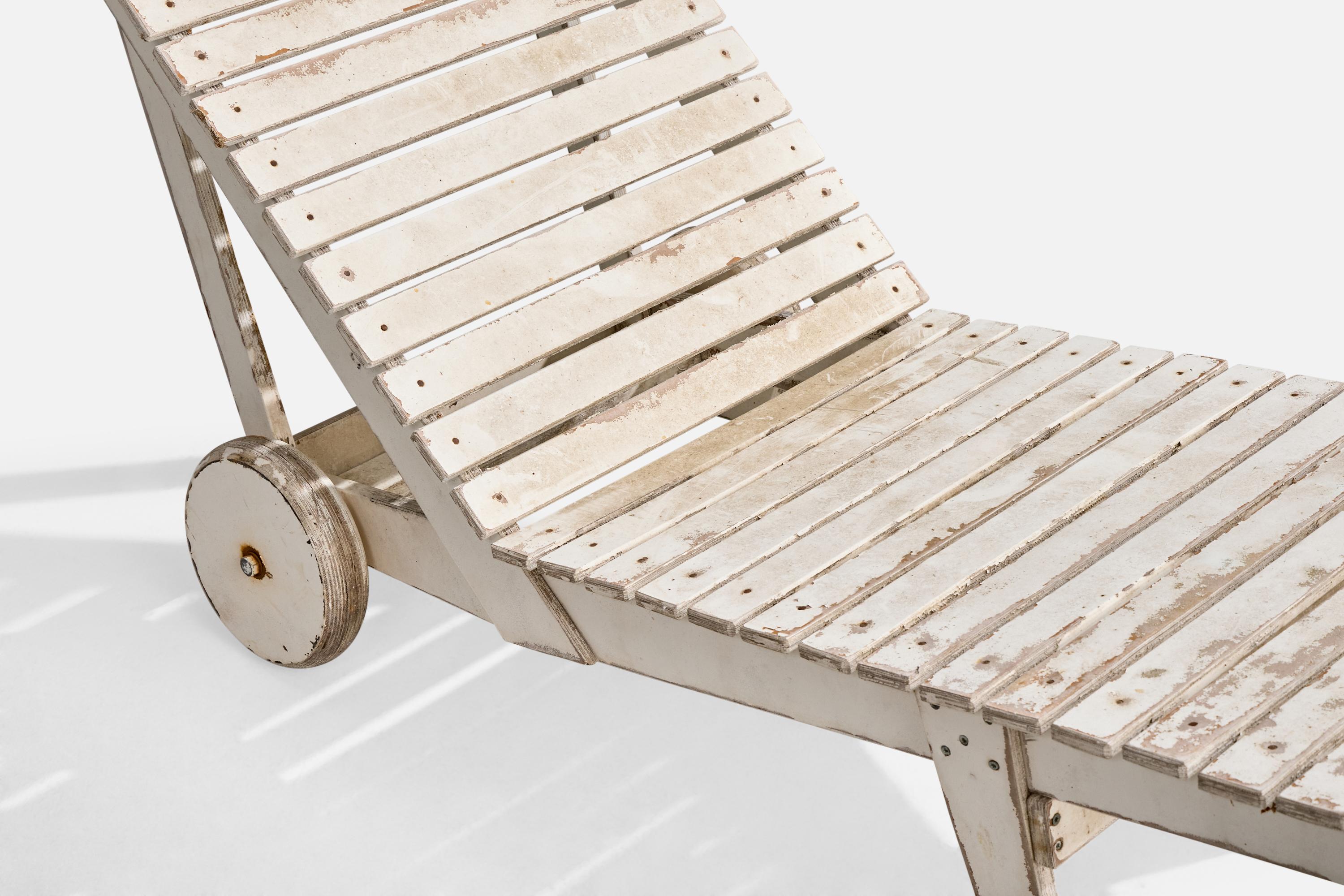 Aino Aalto, Chaise Longue, Holz, Finnland, 1950er Jahre im Angebot 4